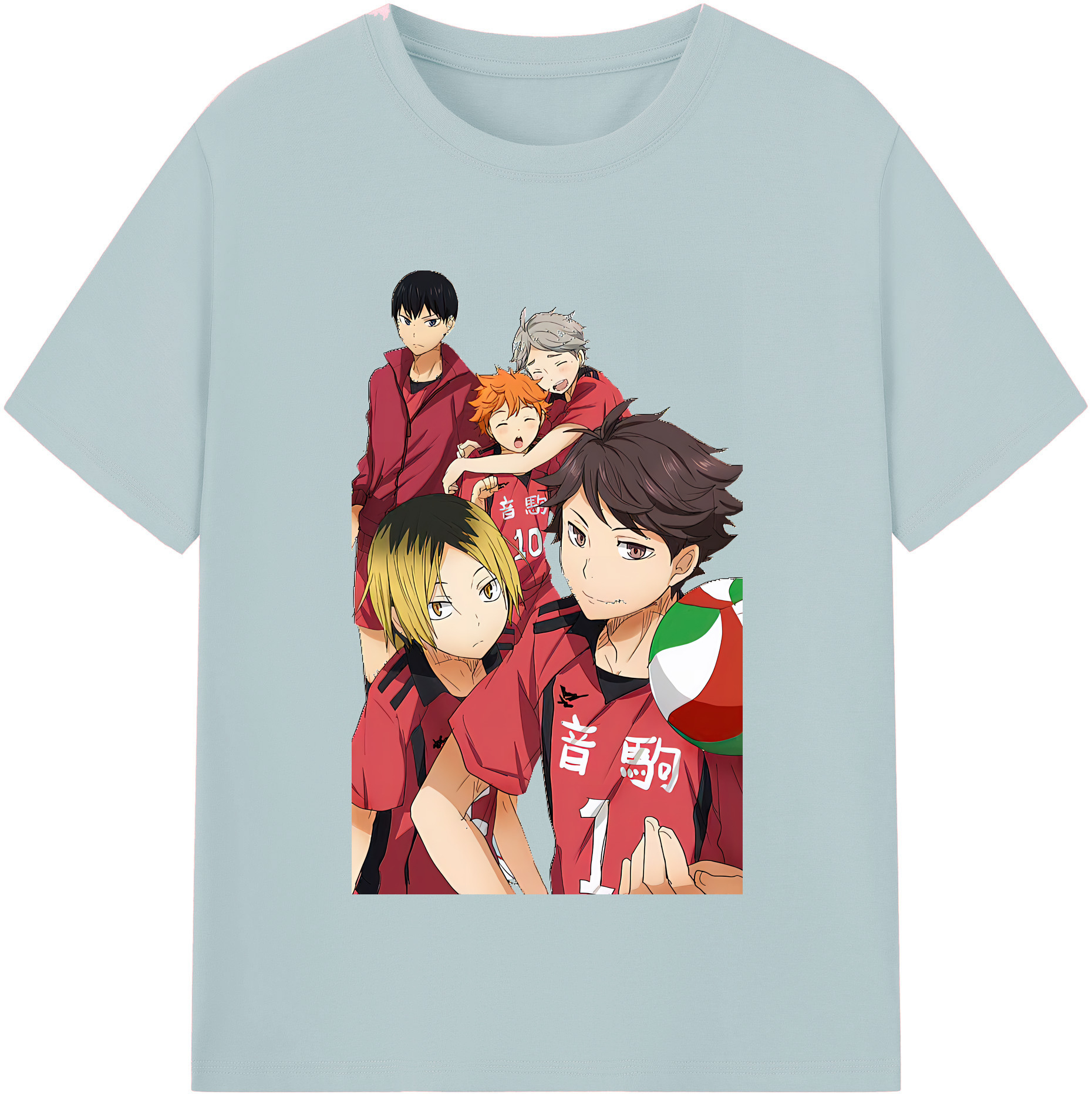 （画像用） ハイキュー!! Haikyu!! 綿100％半袖Tシャツ（フロントプリント）